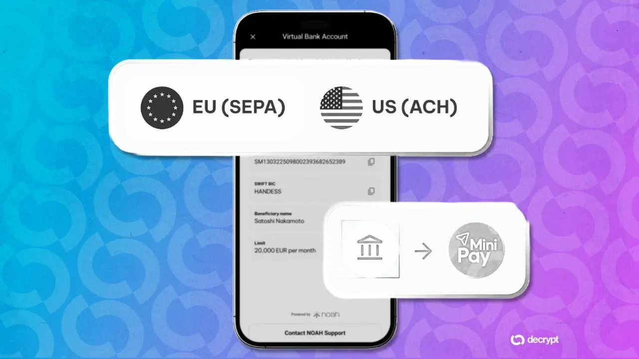 MiniPay Woos Freelancers with Stablecoin-Backed Virtual Dollar, Euro Accounts