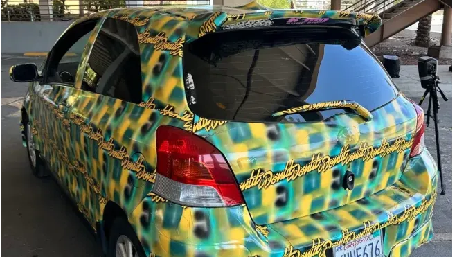 The "noRecognition" design on a Toyota. Image Credit: Donut Media