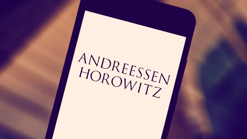 VC fund Andreessen Horowitz. Image: Shutterstock