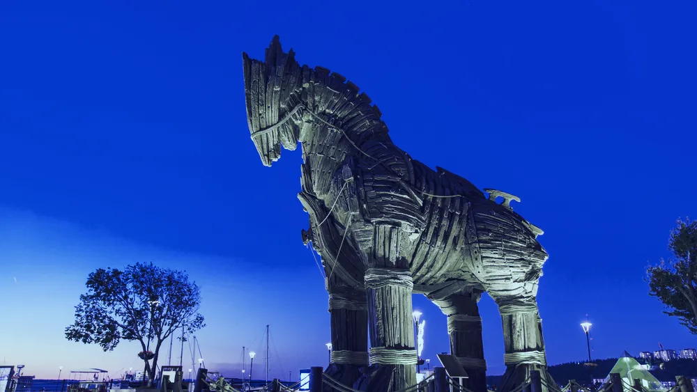 The Bitcoin Cash mining tax has been likened to a Trojan Horse. Image: Shutterstock.