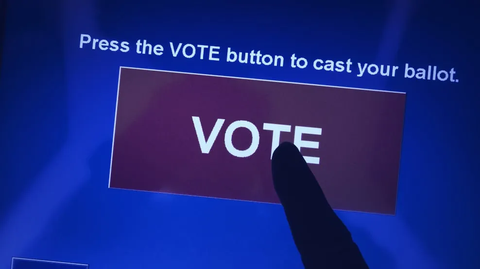 Machine voting round two. Will it fare any better? Image: Shutterstock.