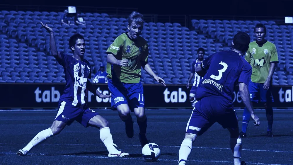 Perth Glory's youth division in a final back in 2010. Image: Shutterstock.