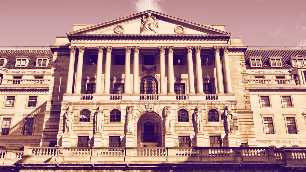 The Bank of England. Image: Shutterstock.