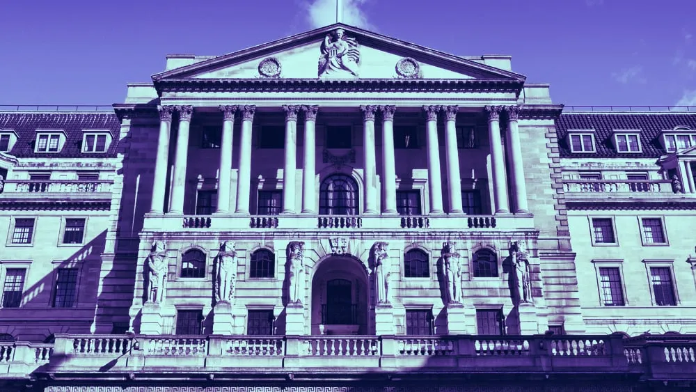 The Bank of England. Image: Shutterstock.