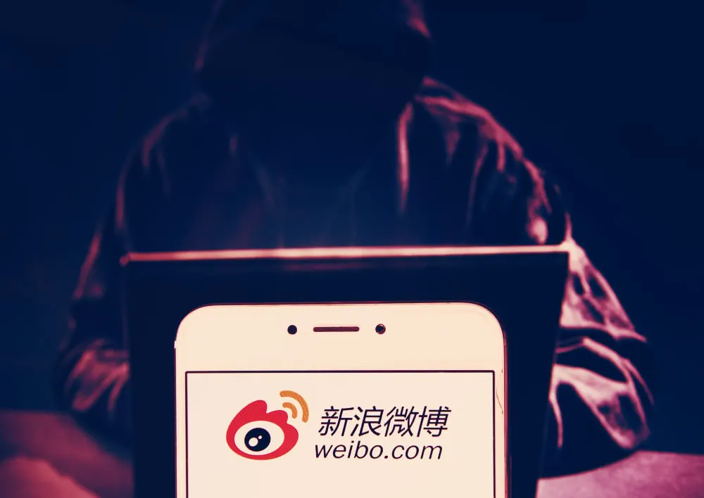 Some 500 million users lost their data to Weibo hackers last week.