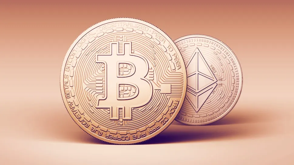 Bitcoin and Ethereum are the top two cryptocurrencies. Image: Shutterstock.