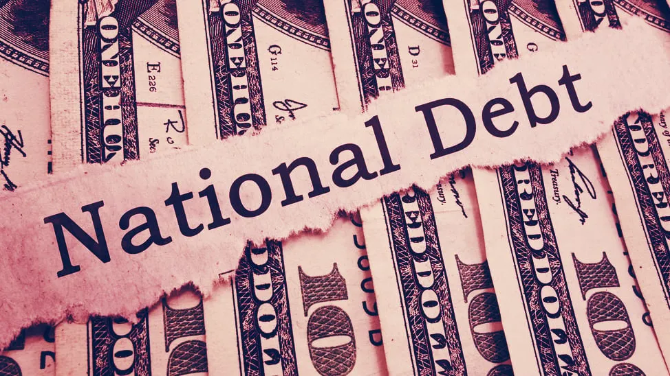 The national debt continues to keep rising. Image: Shutterstock.