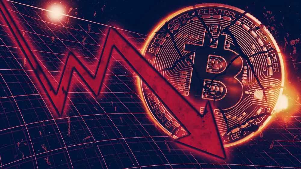 El precio de las criptomonedas ha caído repentinamente. Imagen: Shutterstock.