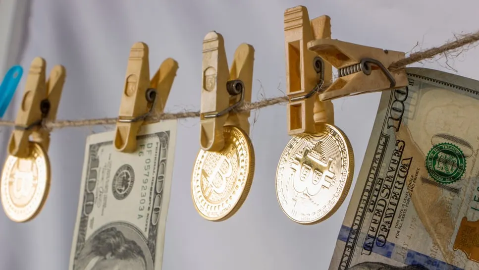 Lavado de criptomonedas. Imagen: Shutterstock