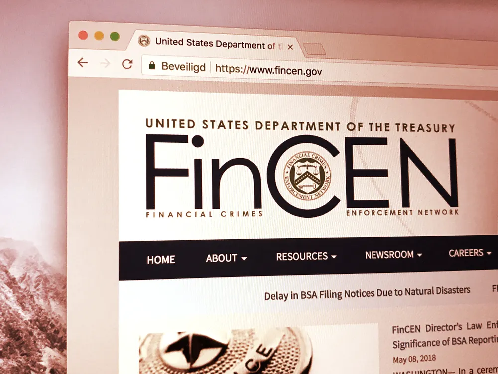 FinCEN. Image: Shutterstock