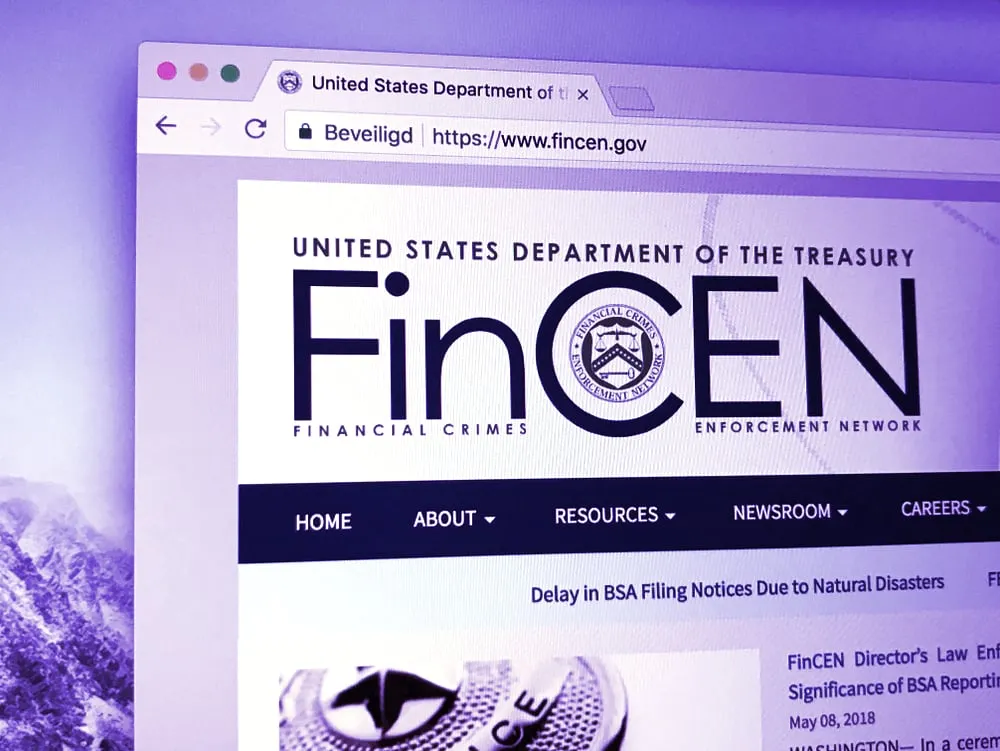 FinCEN. Image: Shutterstock