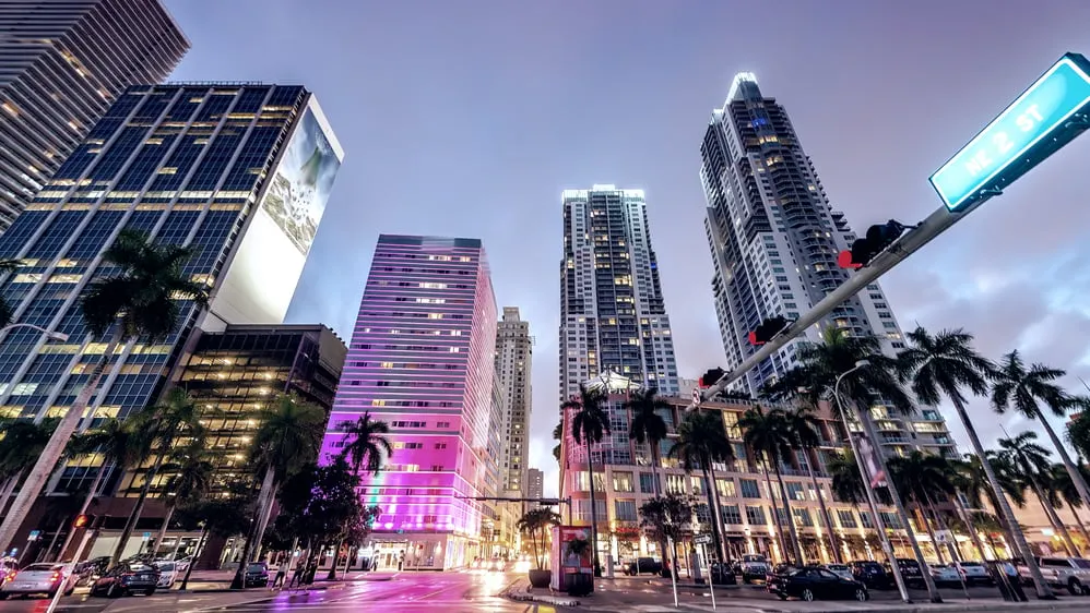 The city of Miami, Florida. Image: Shutterstock.