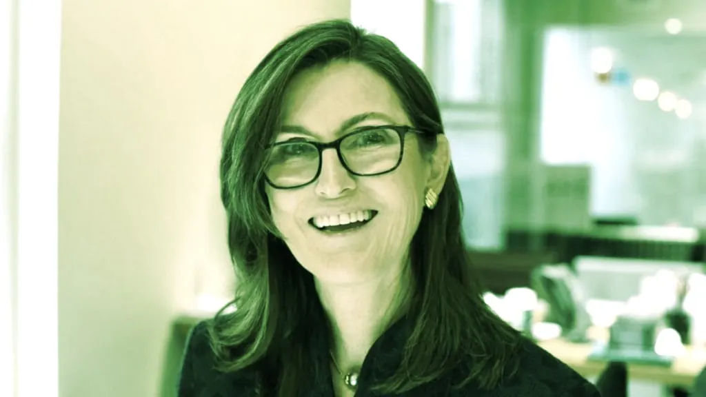 ARK Invest's Cathie Wood. Image: ARK Invest