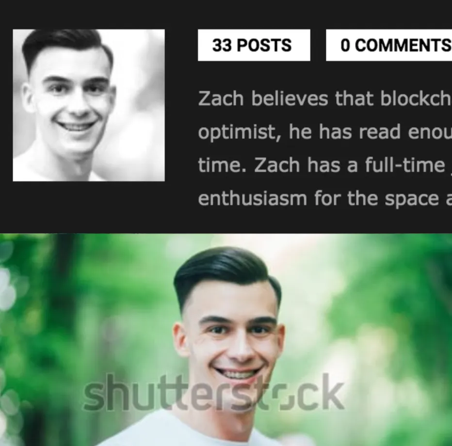 'Zach' vs. Shutterstock
