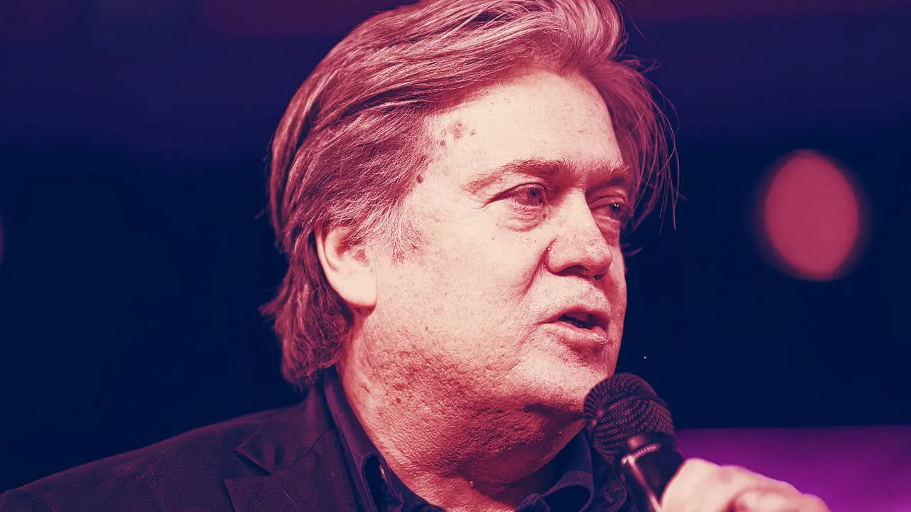 Steve Bannon, former advisor to President Donald Trump