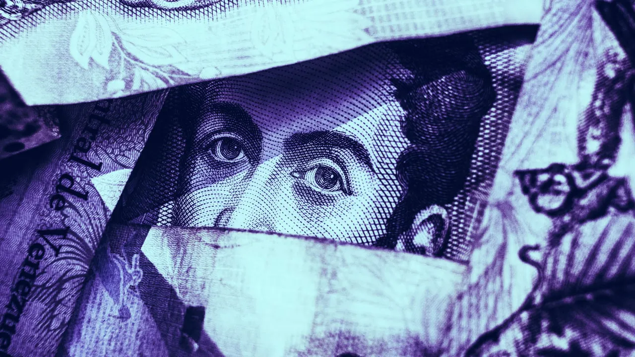 A Venezuelan bolivar. PHOTO CREDIT: Unsplash