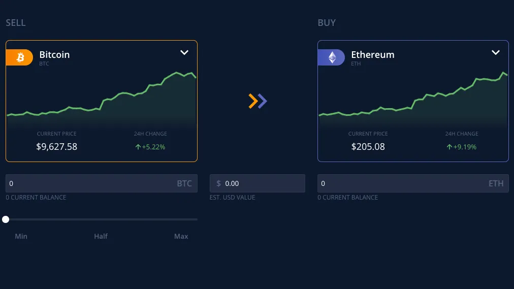 ShapeShift exchange