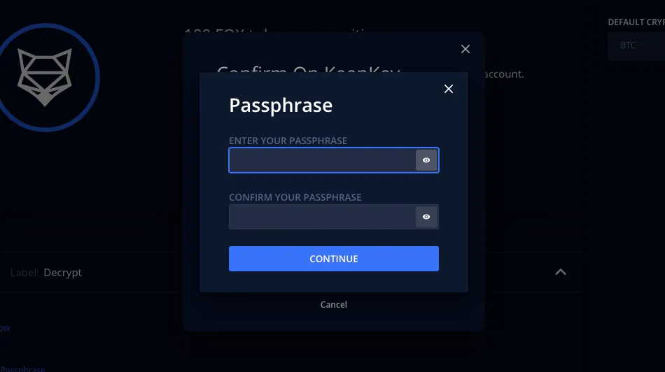 Passphrase