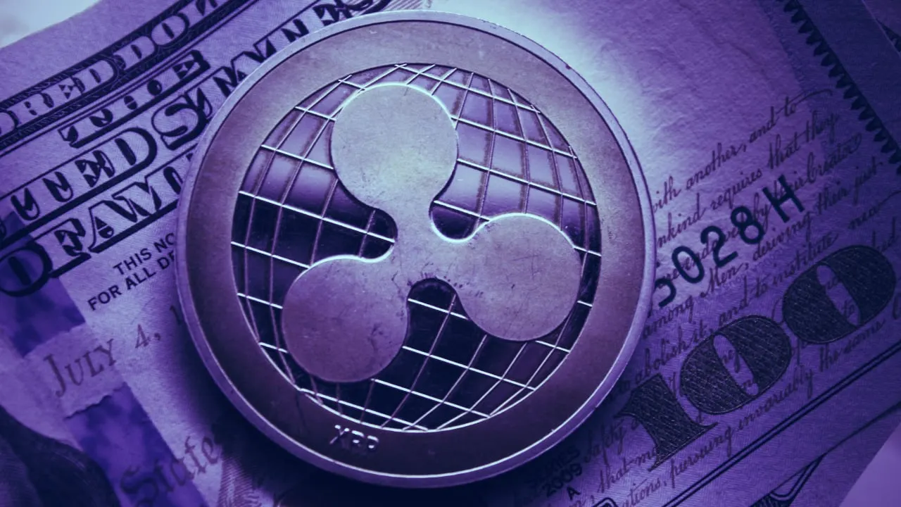 An XRP coin. Image: Shutterstock