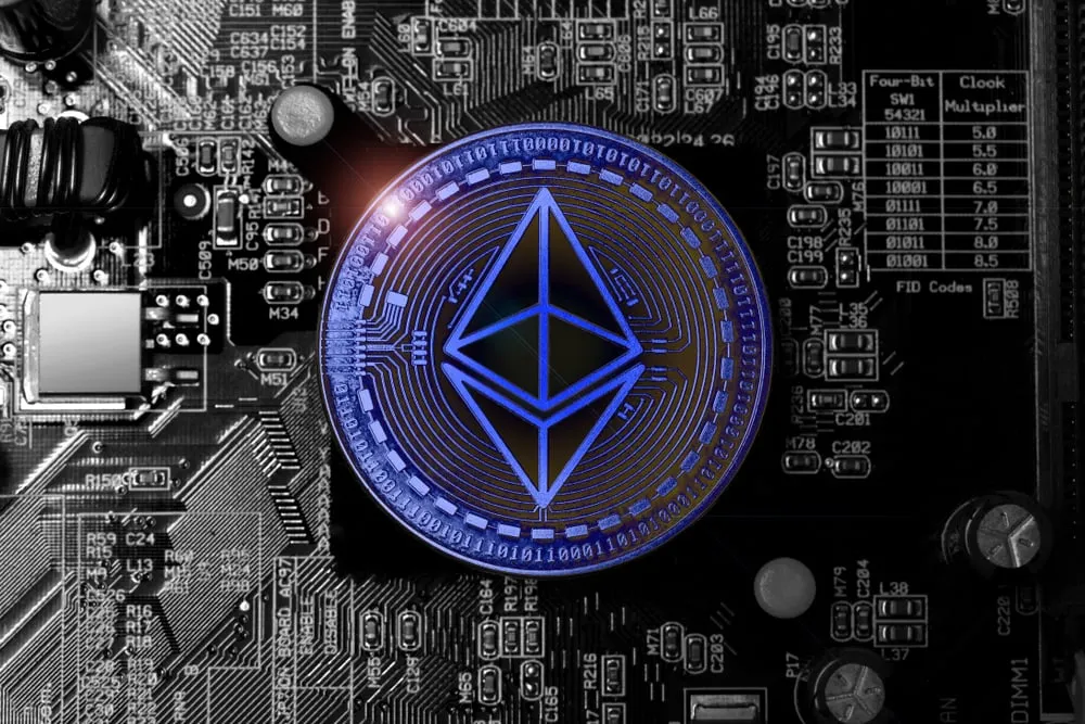 Ethereum en una tarjeta madre