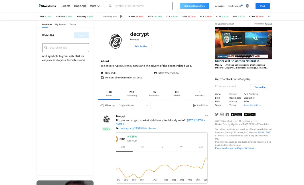 Stocktwits-bitcoin-ethereum-eos