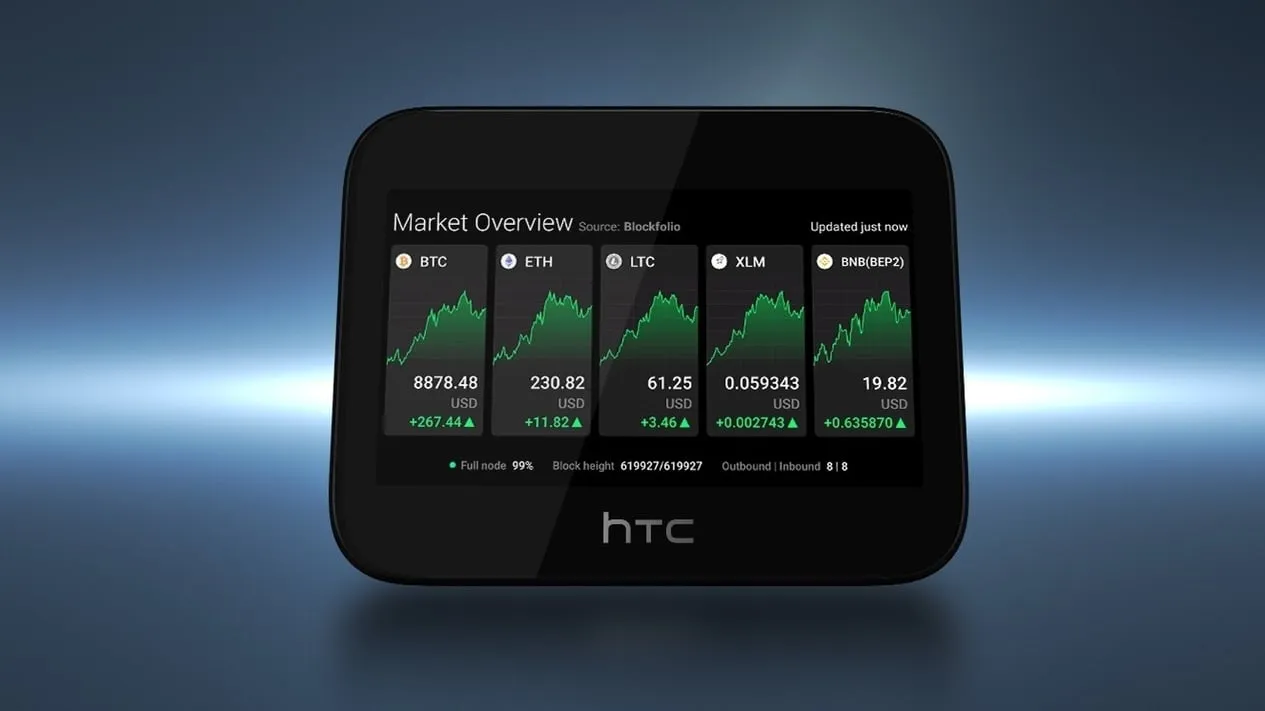 The HTC Exodus Hub. Image: HTC.