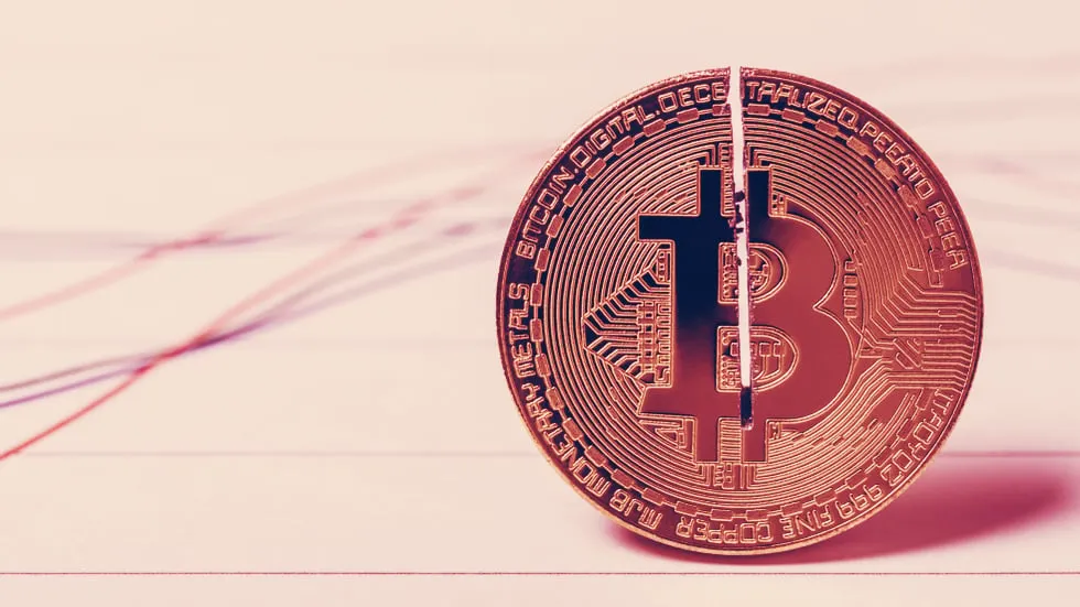 Se suponía que lo que se iba a reducir a la mitad no era el precio de Bitcoin. Imagen: ShutterstockA.