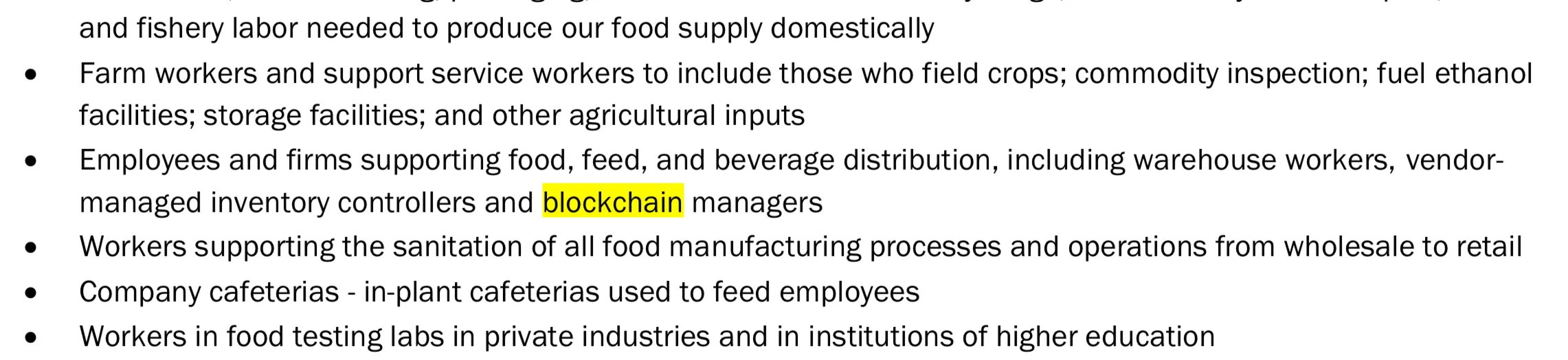 Homeland Security critical workers