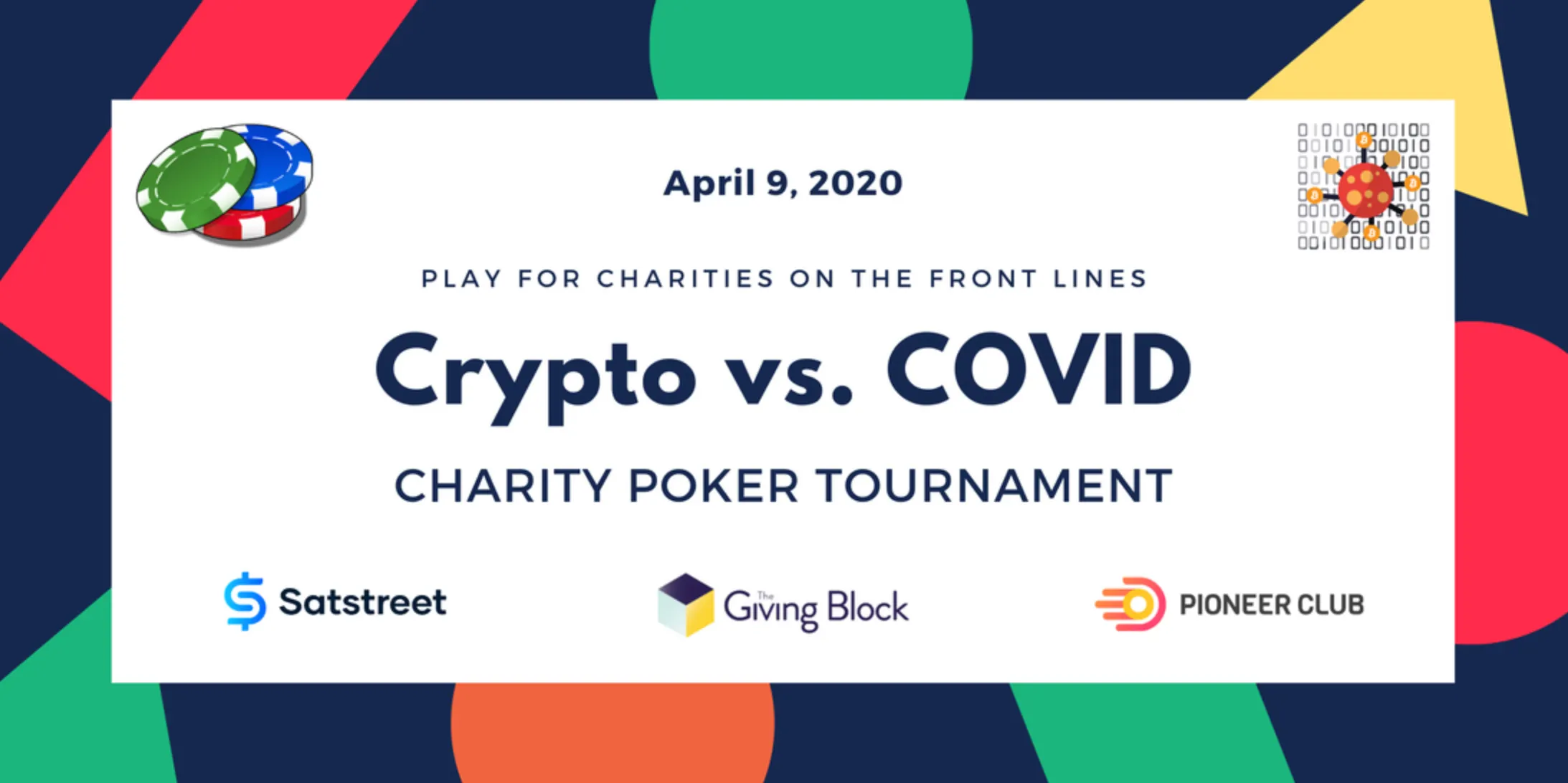 banner for poker crypto poker tournament