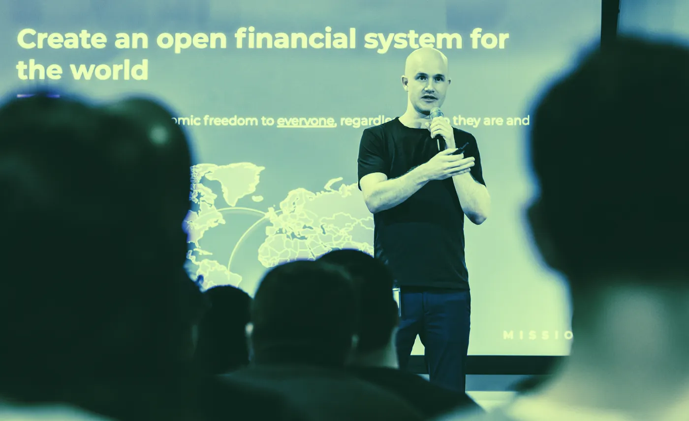 Coinbase CEO Brian Armstrong. Image: Coinbase