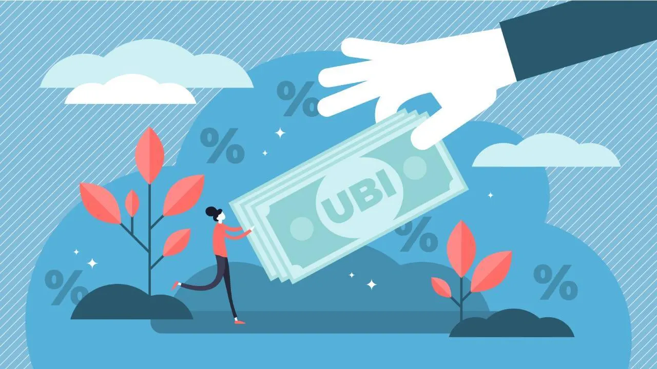 Blockchain could represent a means of distributing universal basic income (Image: Shutterstock)
