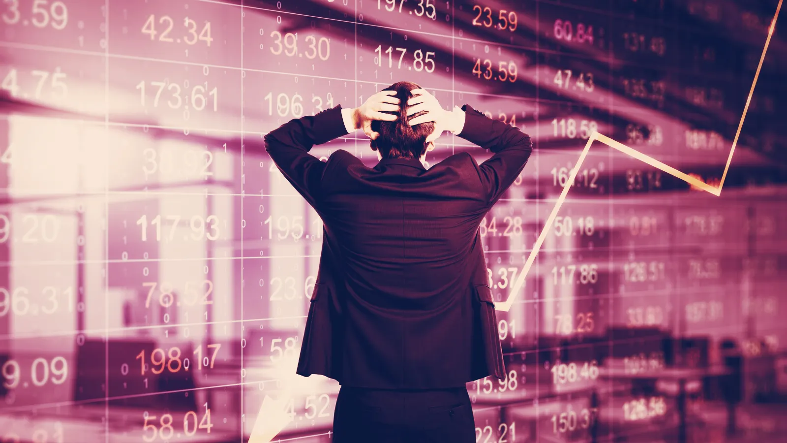 Caída del mercado. Imagen: Shutterstock