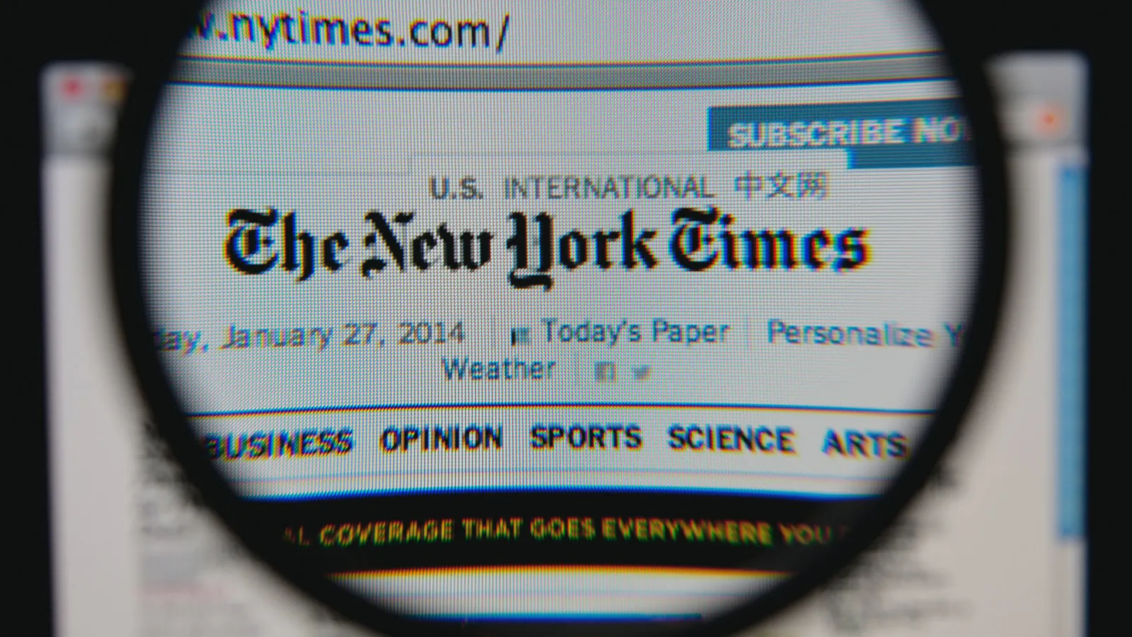 The New York Times tests blockchain to fight fake news. Image: Shutterstock
