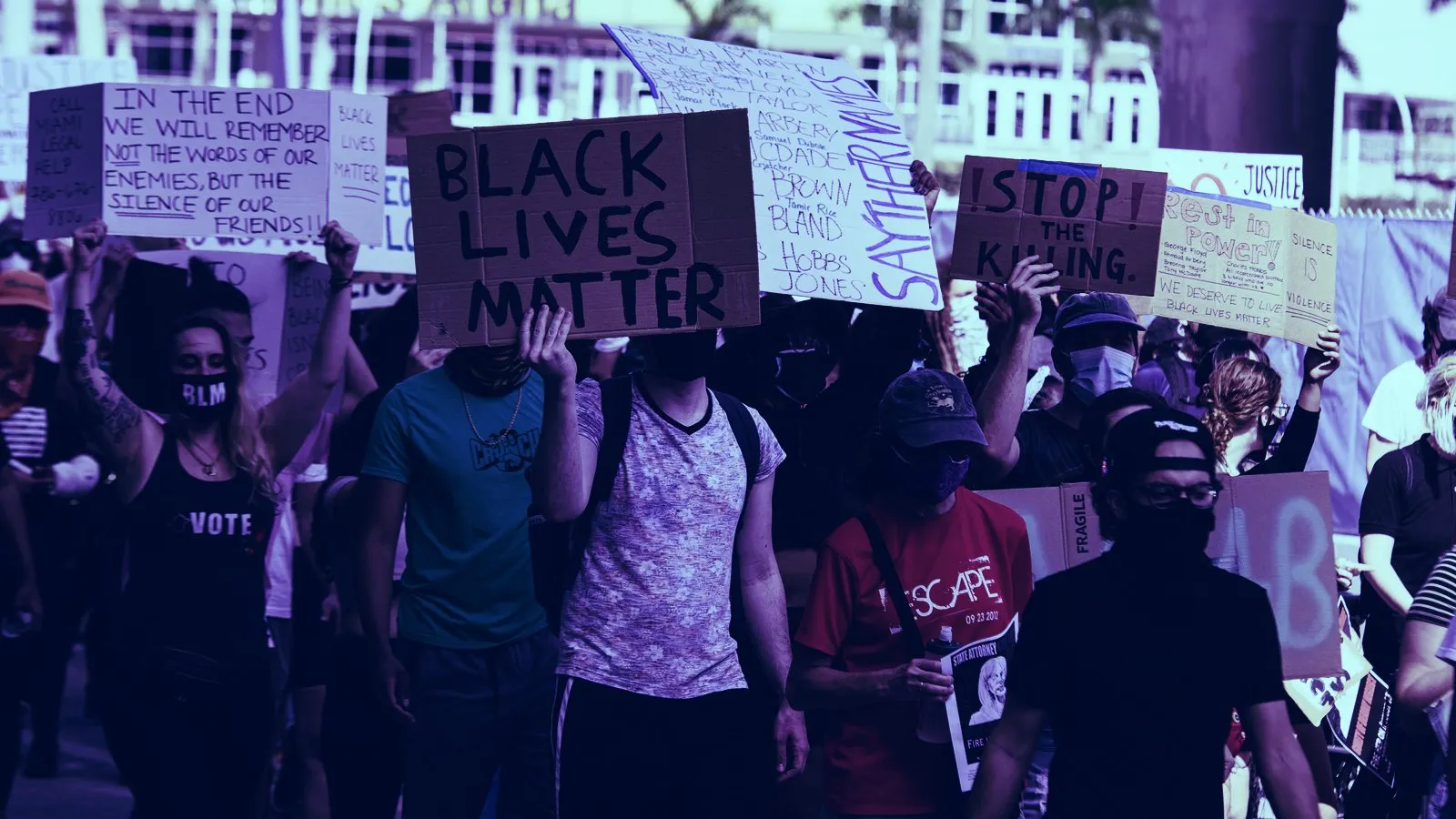 People protesting the death of George Floyd are now prone to “covert surveillance” by the Drug Enforcement Administration. Image: Shutterstock
