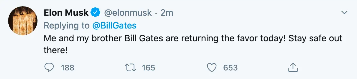 Bill Gates has account hacked