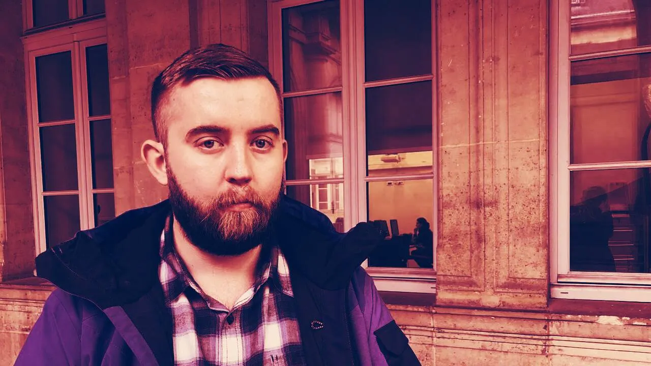 Chainlink co-founder Sergey Nazarov at EthCC in Paris, 2019 (Image: Decrypt)