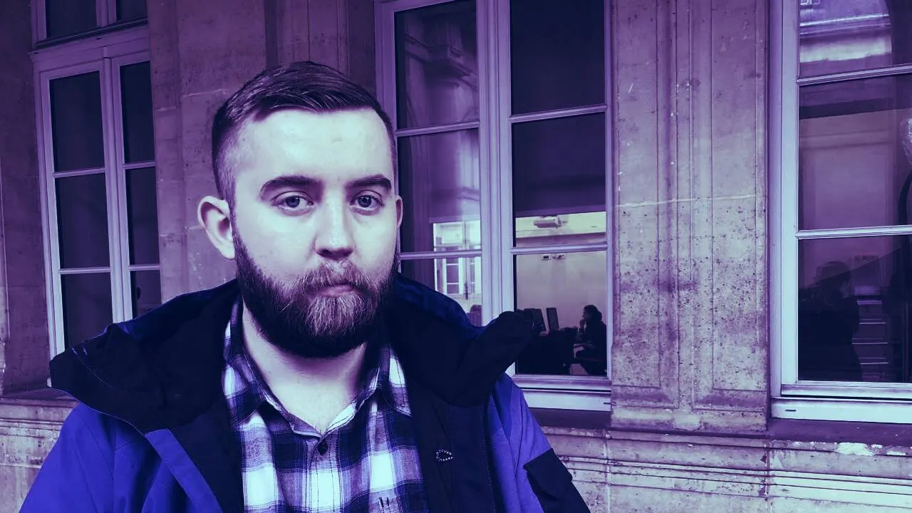 Chainlink co-founder Sergey Nazarov at EthCC in Paris, 2019 (Image: Decrypt)