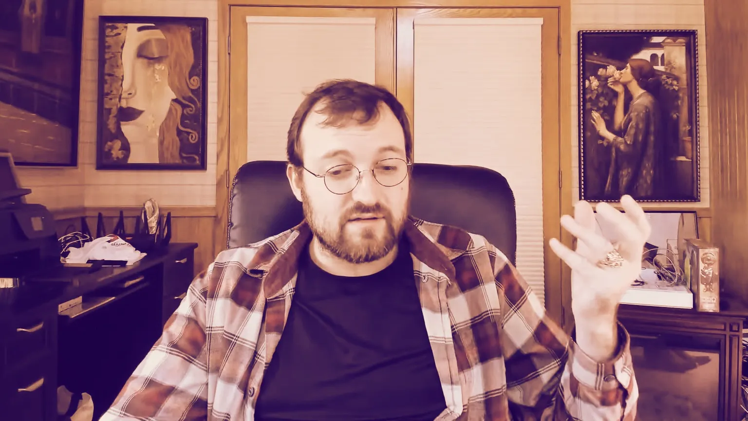 "Many DeFi things are going on right now" at Cardano, says its founder. Image: YouTube