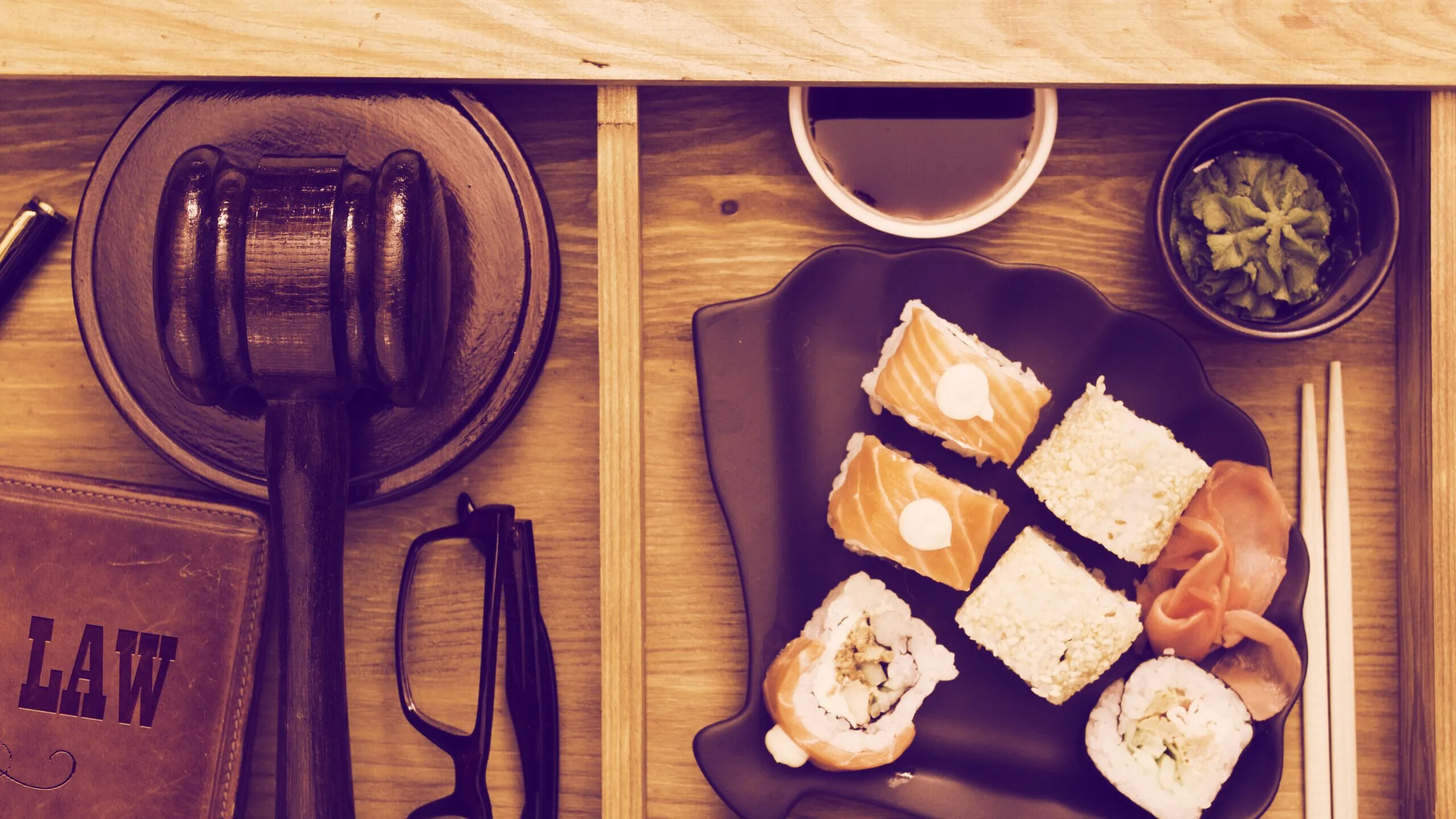 ¿Vendrá todo el poder de la ley a aplastar al Sushi? Imagen: Shutterstock