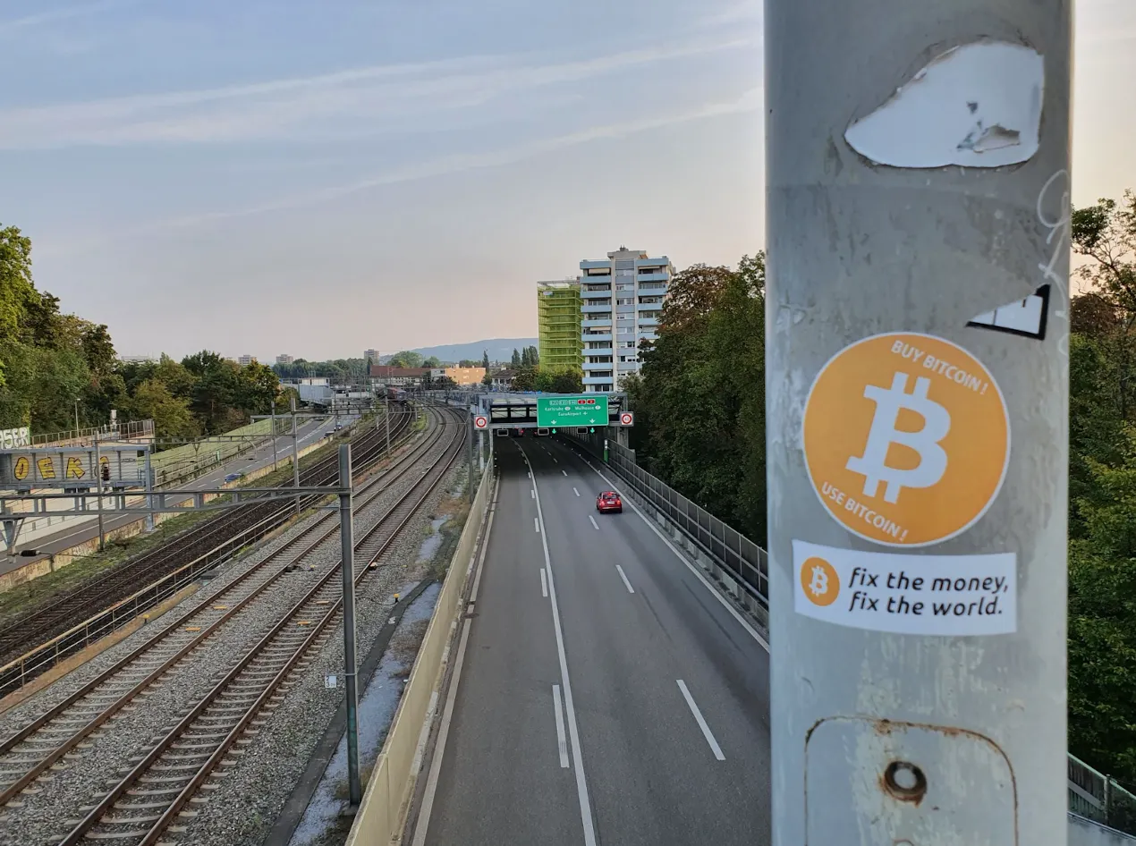 Bitcoin street art