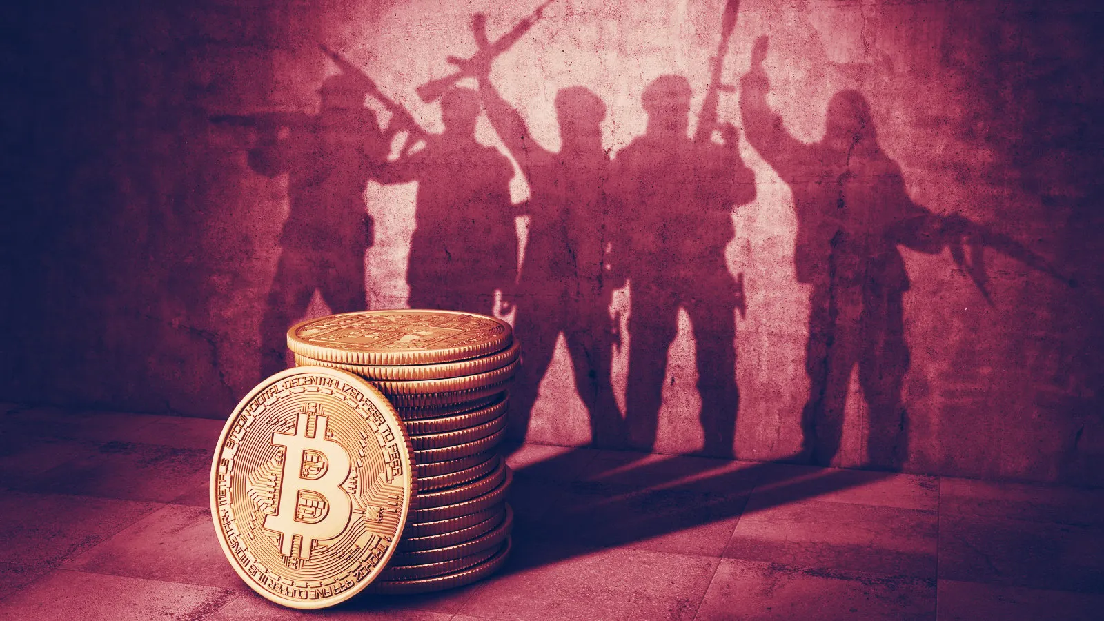 Crypto terrorism financing. Image: Shutterstock