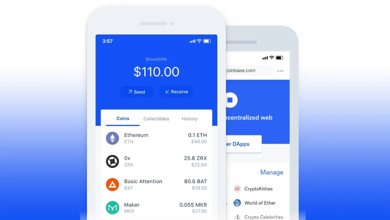 Coinbase Wallet screenshot