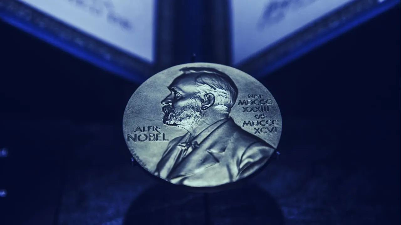 Cryptocurrency project advisor wins Nobel. Image: Shutterstock