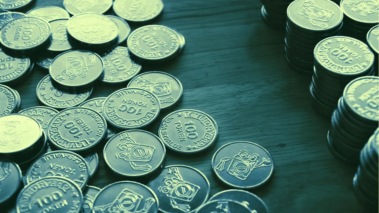 Tokens for sale. Image: Shutterstock