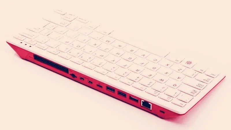 El nuevo Raspberry Pi 400. Image: Raspberry Pi.