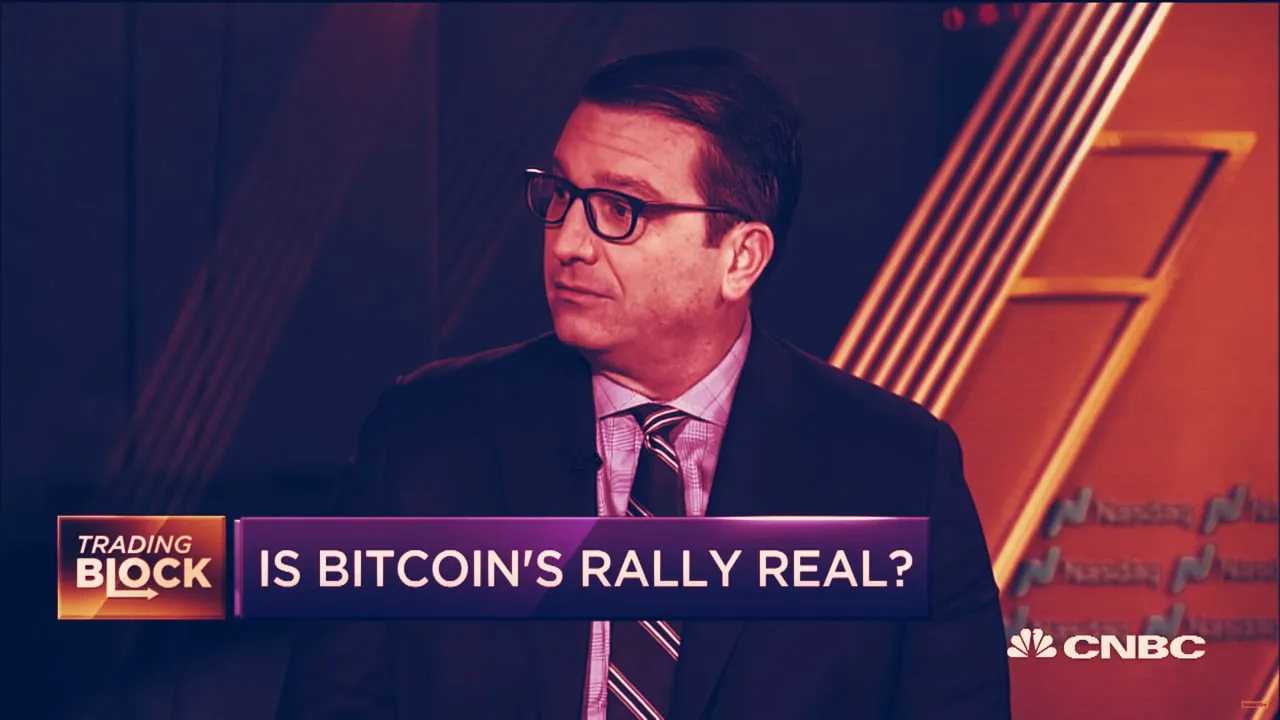 ¿Es la maldición de Bitcoin de la CNBC real? Imagen: CNBC/YouTube