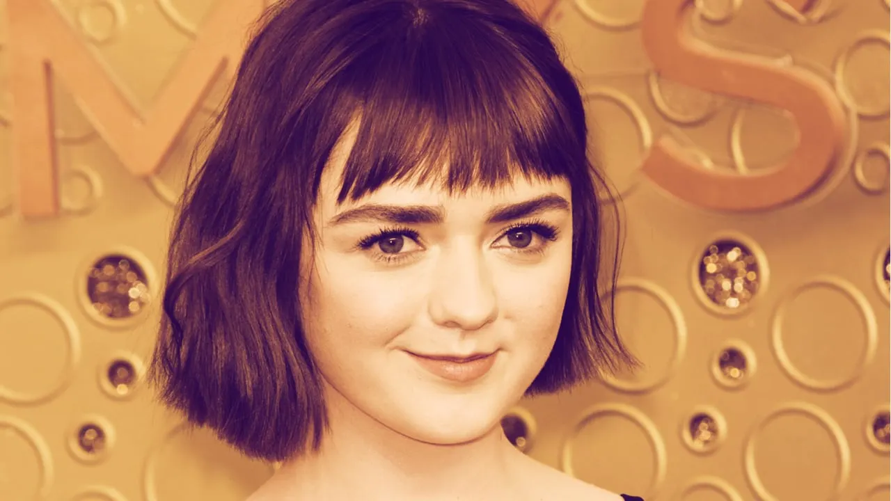 Maisie Williams GOT some Bitcoin. Image: Shutterstock