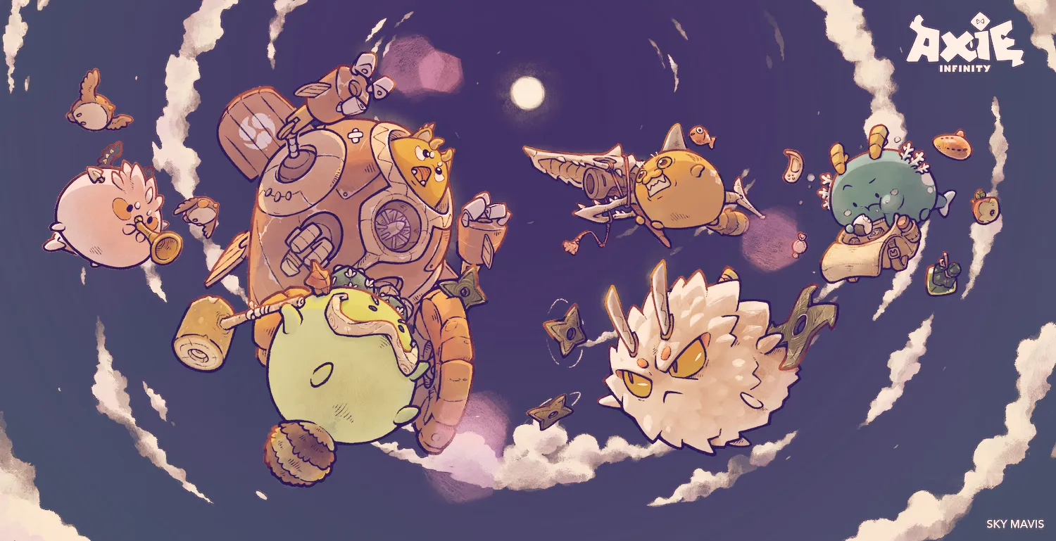 Axie Infinity is a fast-rising NFT game. Image: Sky Mavis