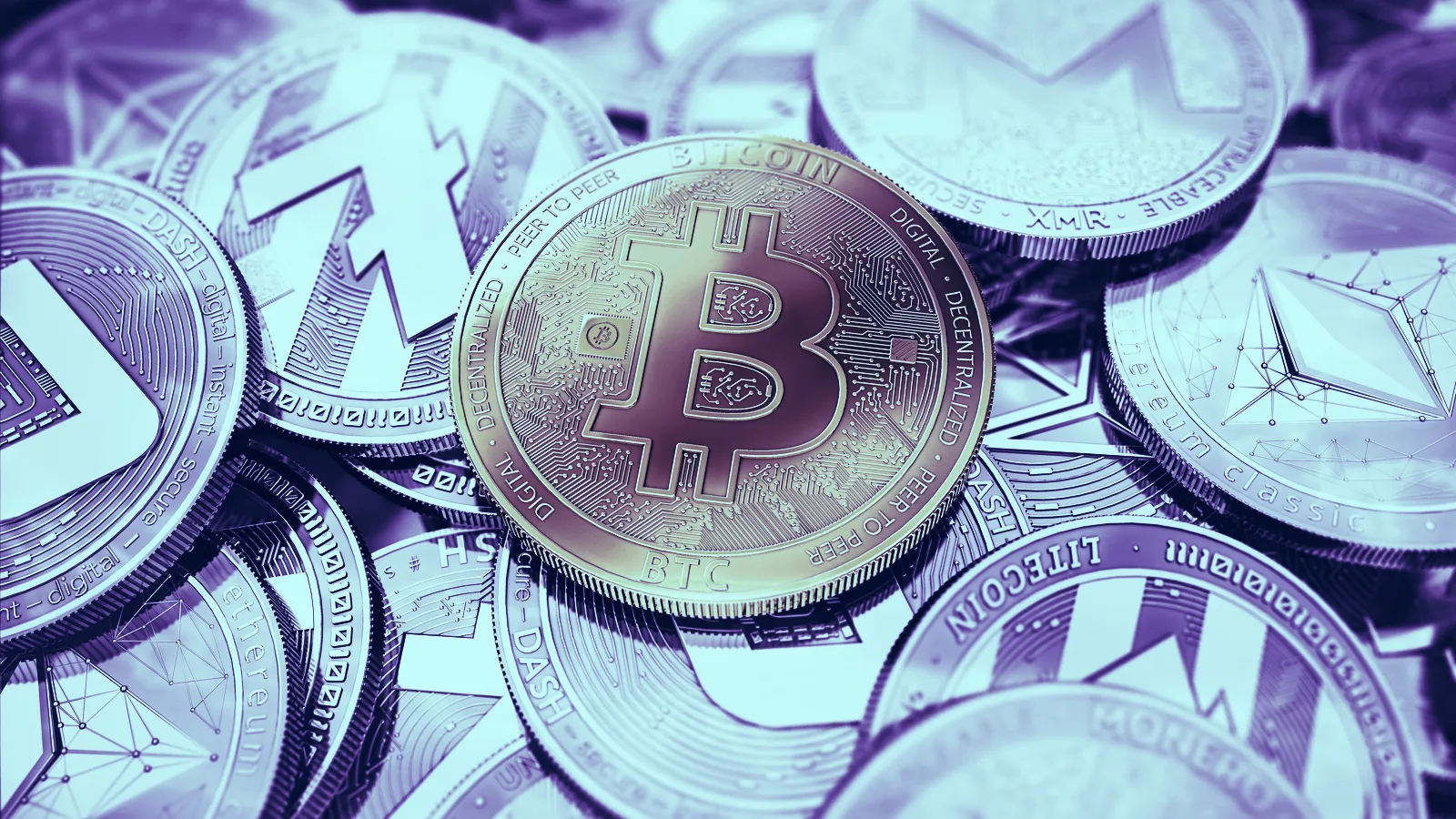Bitcoin and altcoins. Image: Shutterstock