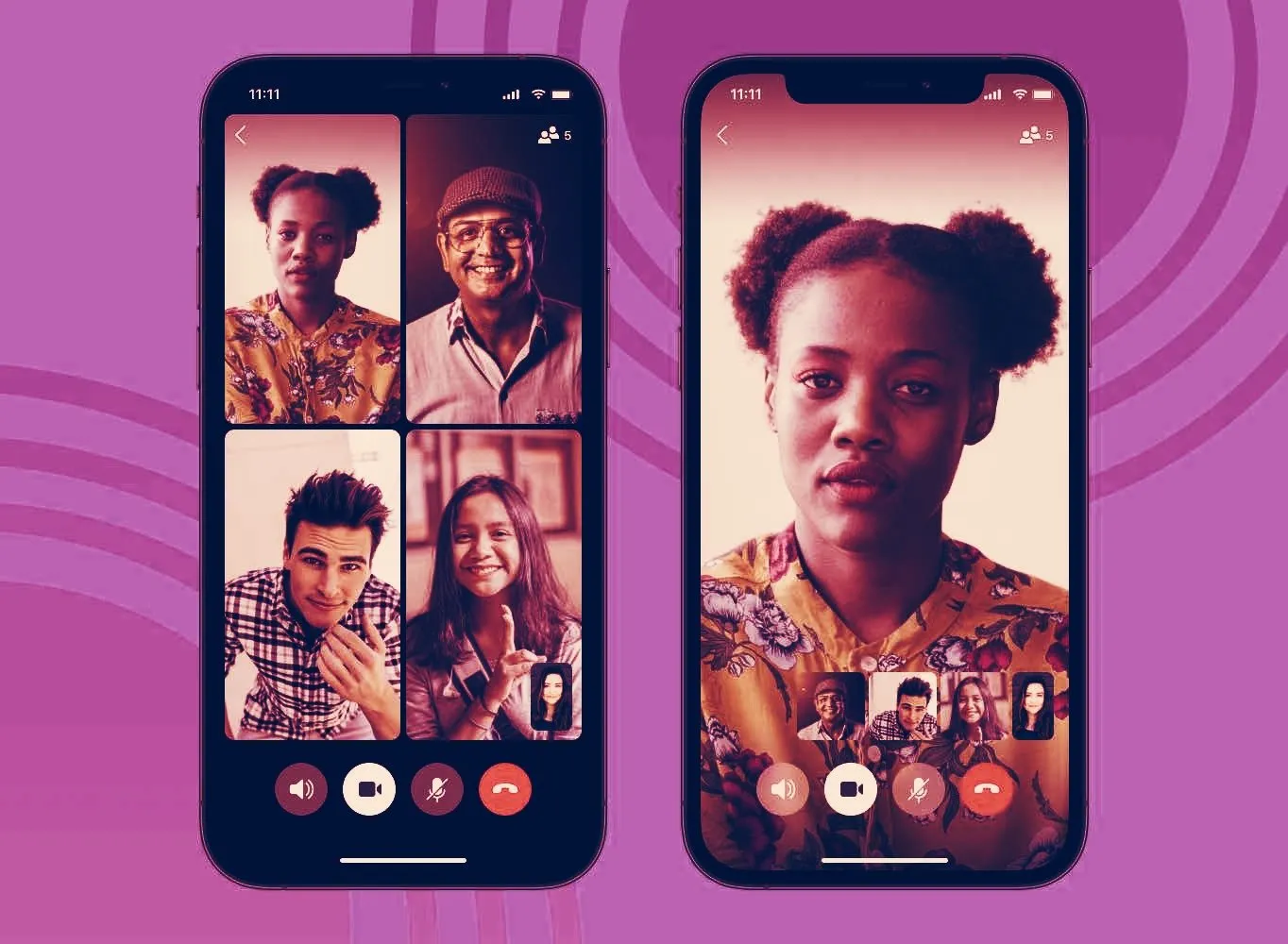 Signal uses end-to-end encryption for its text and video app. Image: Signal